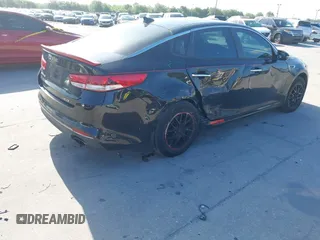2018 Kia Optima LX with VIN 5XXGT4L33JG195305, listed as a IAAI auction lot 41943348 with 174,458 mi miles. Bid and sale history available at carsss.com. Image 4.