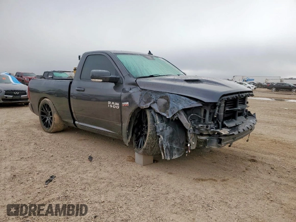 2015 Ram 1500 Sport with VIN 3C6JR6CT4FG604312, listed as a Copart auction lot 60494405 with 111,648 mi miles and Salvage title. Bid and sale history available at DreamBid. Image 4.