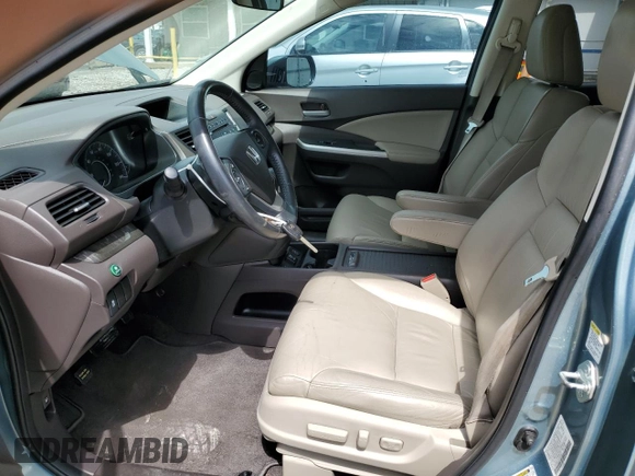 2012 Honda CR-V EX-L with VIN 2HKRM4H73CH634527, listed as a Copart auction lot 60984435 with 151,505 mi miles and Salvage title. Bid and sale history available at DreamBid. Image 7.