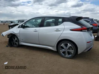 2019 Nissan LEAF SL Plus z VIN 1N4BZ1CP8KC309073, wystawiony jako Copart lot #57814845 z przebiegiem 69 098 mil mil oraz Szkoda całkowita • Salvage title. Historia ofert i sprzedaży dostępna na DreamBid. Obrazek 2.