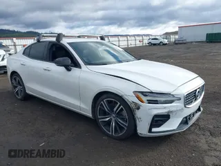 2020 Volvo S60 R-Design with VIN 7JRA22TM4LG060322, listed as a IAAI auction lot 41828850 with 55,120 mi miles. Bid and sale history available at carsss.com. Image 1.