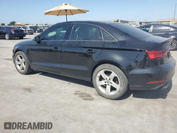2017 Audi A3 Sedan Premium with VIN WAUAUGFF8H1037670, listed as a Copart auction lot 59986454 with 93,356 mi miles and Salvage Title. Bid and sale history available at carsss.com. Image 2.
