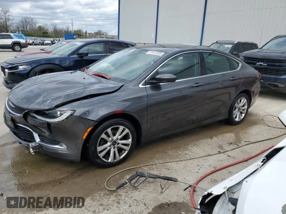 2015 Chrysler 200 Limited with VIN 1C3CCCAB3FN664377, listed as a Copart auction lot 51613205 with 134,485 mi miles and Non Repairable. Bid and sale history available at carsss.com. Image 1.