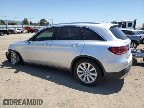 2020 Mercedes-Benz GLC 300 z VIN WDC0G8EB9LF676592, wystawiony jako Copart lot #54897605 z przebiegiem 20 925 mil mil oraz Szkoda całkowita • Salvage title. Historia ofert i sprzedaży dostępna na DreamBid. Obrazek 2.