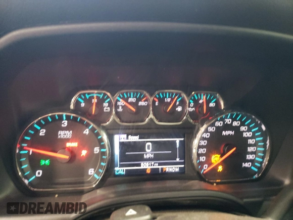 2016 Chevrolet Silverado 1500 LT with VIN 1GCVKRECXGZ312503, listed as a Copart auction lot 50058735 with 50,617 mi miles and Salvage Title. Bid and sale history available at DreamBid. Image 9.