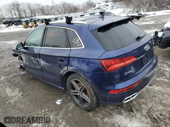 2018 Audi SQ5 Premium Plus with VIN WA1A4AFY4J2200469, listed as a Copart auction lot 82604433 with 122,229 mi miles and . Bid and sale history available at DreamBid. Image 2.