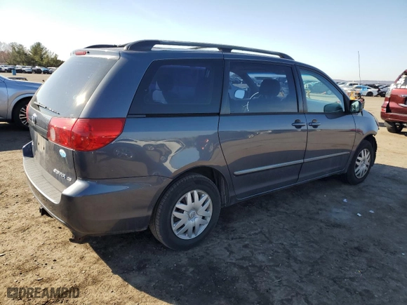 2006 Toyota Sienna CE with VIN 5TDZA23C96S550163, listed as a Copart auction lot 48371415 with 131,720 mi miles and Salvage Title. Bid and sale history available at carsss.com. Image 3.