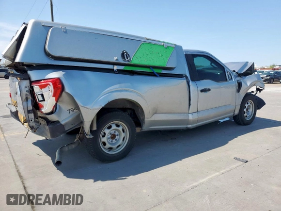 2021 Ford F-150 XL with VIN 1FTMF1C53MKE06085, listed as a Copart auction lot 51388915 with 119,218 mi miles and Clean title. Bid and sale history available at DreamBid. Image 3.