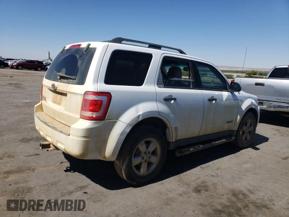 2008 Ford Escape XLT с VIN 1FMCU03128KC70462, выставлен на аукционе Copart как лот 57118055 с пробегом 215 790 миль миль и Списание • Salvage title. История ставок и продаж доступна на DreamBid. Изображение 3.