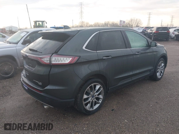 2015 Ford Edge Titanium with VIN 2FMPK4K95FBB20469, listed as a IAAI auction lot 41952318 with 186,859 mi miles. Bid and sale history available at carsss.com. Image 4.