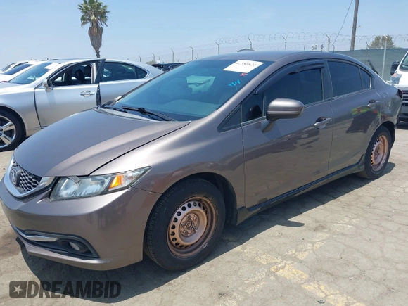 2015 Honda Civic LX with VIN 19XFB2F51FE259874, listed as a IAAI auction lot 42380822 with 100,036 mi miles and . Bid and sale history available at DreamBid. Image 18.
