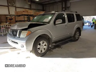 2005 Nissan Pathfinder SE with VIN 5N1AR18UX5C749610, listed as a IAAI auction lot 41109719 with 230,042 mi miles. Bid and sale history available at carsss.com. Image 2.
