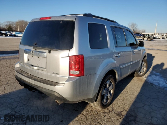 2014 Honda Pilot EX-L with VIN 5FNYF4H53EB020616, listed as a Copart auction lot 41699005 with 124,698 mi miles and Salvage Title. Bid and sale history available at DreamBid. Image 3.