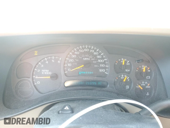 2004 Chevrolet Silverado 1500 Z71 with VIN 2GCEK19T641303720, listed as a Copart auction lot 54622325 with 211,776 mi miles and Clean Title. Bid and sale history available at DreamBid. Image 9.