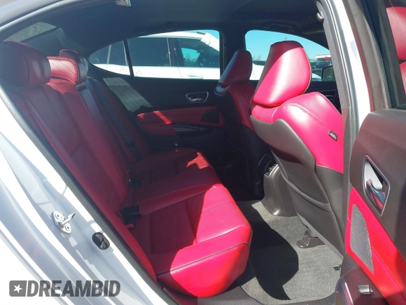 2018 Acura TLX w/A-SPEC Pkg with VIN 19UUB2F63JA007945, listed as a IAAI auction lot 41320172 with 160,616 mi miles. Bid and sale history available at carsss.com. Image 8.