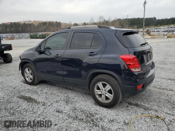 2022 Chevrolet Trax LT with VIN KL7CJLSM1NB569671, listed as a Copart auction lot 47720725 with 19,935 mi miles and Salvage Title. Bid and sale history available at carsss.com. Image 2.