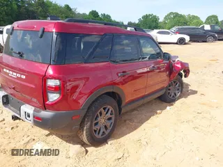 2025 Ford Bronco Sport Big Bend with VIN 3FMCR9BN3SRE19796, listed as a IAAI auction lot 42112700 with 3,640 mi miles and . Bid and sale history available at DreamBid. Image 4.