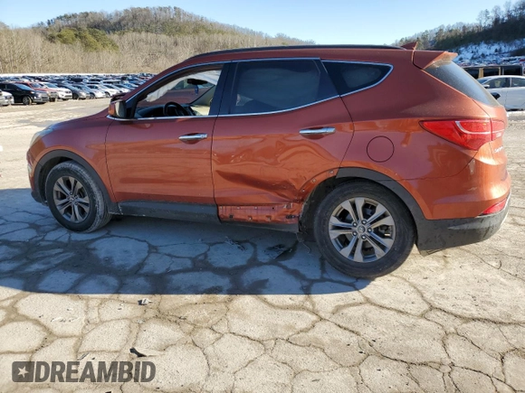 2014 Hyundai Santa Fe Sport with VIN 5XYZU3LB7EG185515, listed as a Copart auction lot 42679185 with 140,742 mi miles and Salvage Title. Bid and sale history available at carsss.com. Image 2.