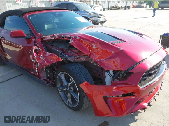 2022 Ford Mustang GT Premium with VIN 1FATP8FF9N5111083, listed as a IAAI auction lot 40526138 with 24,400 mi miles. Bid and sale history available at carsss.com. Image 6.