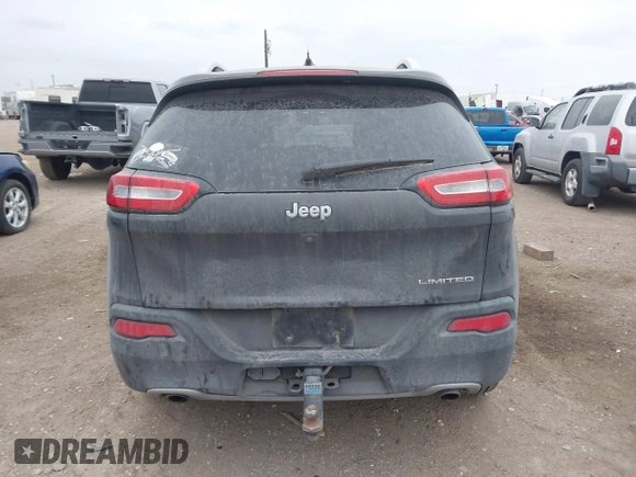 2014 Jeep Cherokee Limited with VIN 1C4PJLDS9EW301718, listed as a IAAI auction lot 41615778 with 114,022 mi miles and . Bid and sale history available at DreamBid. Image 16.