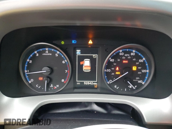 2018 Toyota RAV4 LE with VIN 2T3BFREV6JW737751, listed as a Copart auction lot 49123855 with 92,642 mi miles and Salvage Title. Bid and sale history available at DreamBid. Image 9.