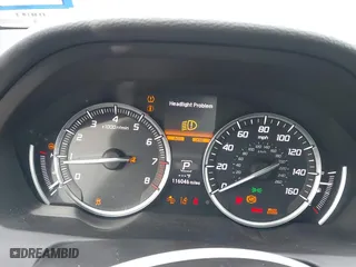 2018 Acura TLX with VIN 19UUB1F37JA004207, listed as a IAAI auction lot 41702092 with 116,046 mi miles. Bid and sale history available at carsss.com. Image 7.