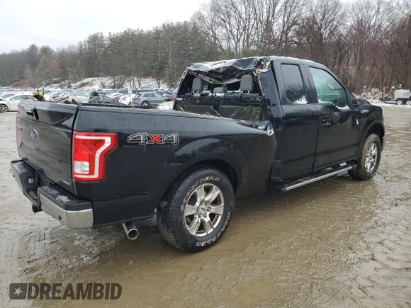 2016 Ford F-150 XLT with VIN 1FTFX1EF9GFD28520, listed as a Copart auction lot 46566715 with 63,466 mi miles and Salvage Title. Bid and sale history available at carsss.com. Image 3.