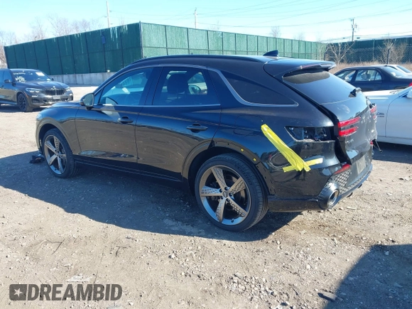 2023 Genesis GV70 2.5T with VIN KMUMADTB4PU102310, listed as a IAAI auction lot 41897322 with 7,871 mi miles and . Bid and sale history available at DreamBid. Image 3.