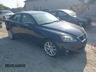 2011 Lexus IS 250 with VIN JTHCF5C22B2034985, listed as a IAAI auction lot 42651417 with 180,791 mi miles and . Bid and sale history available at DreamBid. Image 1.