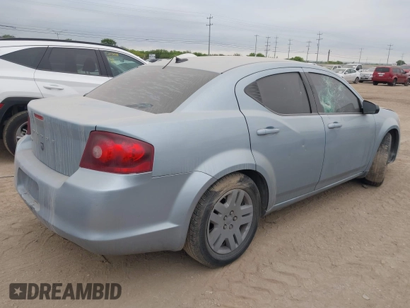 2013 Dodge Avenger SE with VIN 1C3CDZAB4DN575933, listed as a IAAI auction lot 42035857 with 154,983 mi miles and . Bid and sale history available at DreamBid. Image 4.