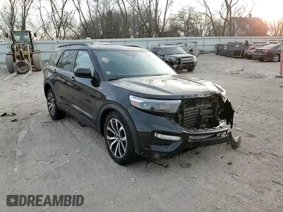 2023 Ford Explorer ST-Line z VIN 1FMSK8KH4PGC23174, wystawiony jako Copart lot #87657665 z przebiegiem 21 082 mil mil oraz Szkoda całkowita • Salvage title. Historia ofert i sprzedaży dostępna na DreamBid. Obrazek 15.