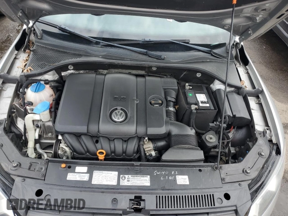 2012 Volkswagen Passat S with VIN 1VWAP7A34CC004439, listed as a Copart auction lot 57139995 with 91,429 mi miles and Salvage title. Bid and sale history available at DreamBid. Image 11.