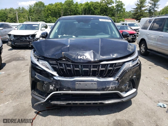 2022 Kia Carnival LXS with VIN KNDNB4H34N6161672, listed as a Copart auction lot 57750174 with 23,220 mi miles and Salvage Title. Bid and sale history available at carsss.com. Image 5.