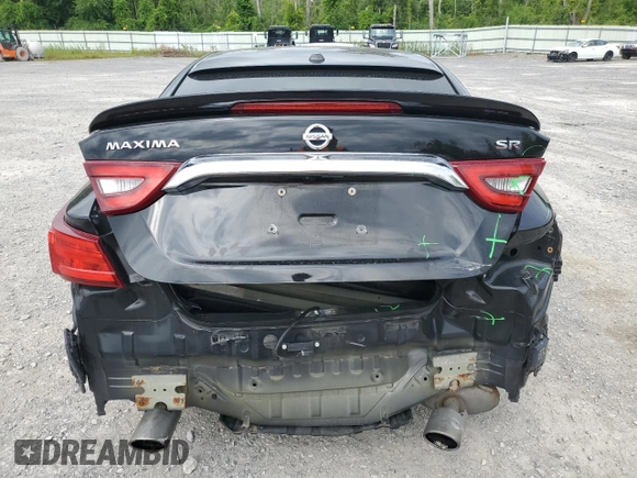 2017 Nissan Maxima SL with VIN 1N4AA6AP6HC432009, listed as a Copart auction lot 65593765 with 32,518 mi miles and Salvage title. Bid and sale history available at DreamBid. Image 6.