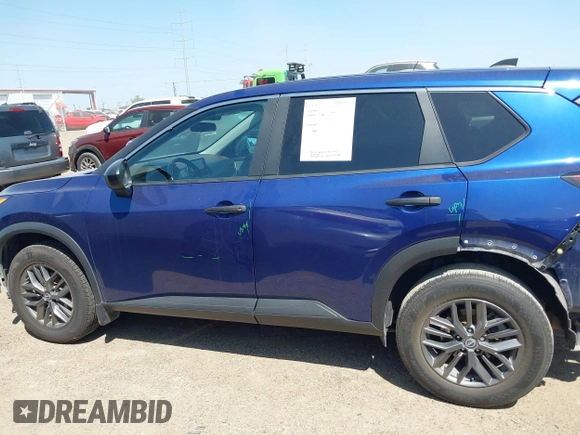 2023 Nissan Rogue S with VIN 5N1BT3AA5PC842023, listed as a IAAI auction lot 41995410 with 37,427 mi miles and . Bid and sale history available at DreamBid. Image 15.