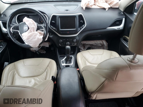 2015 Jeep Cherokee Limited with VIN 1C4PJLDB6FW516426, listed as a Copart auction lot 80446464 with Not Provided miles and Salvage Title. Bid and sale history available at DreamBid. Image 8.