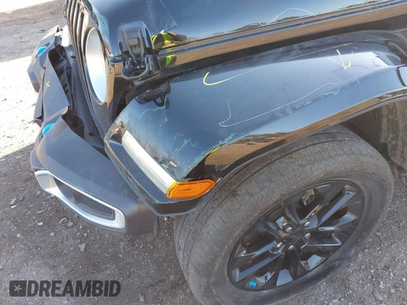 2023 Jeep Wrangler Sahara with VIN 1C4JJXP63PW525274, listed as a IAAI auction lot 41743099 with 38,484 mi miles and . Bid and sale history available at DreamBid. Image 19.
