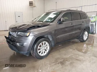 2021 Jeep Grand Cherokee Laredo X with VIN 1C4RJEAG4MC713856, listed as a IAAI auction lot 42446805 with 105,611 mi miles and . Bid and sale history available at DreamBid. Image 17.