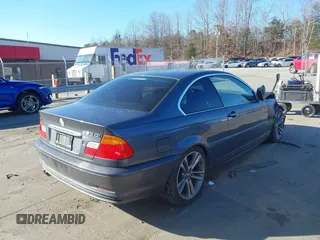 2003 BMW 3 Series 330Ci with VIN WBABN53463PH02440, listed as a IAAI auction lot 41484480 with 154,387 mi miles and . Bid and sale history available at carsss.com. Image 4.