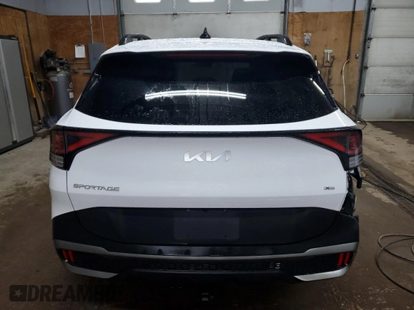 2024 Kia Sportage X-Line with VIN 5XYK6CDF6RG184553, listed as a Copart auction lot 78431414 with 7,144 mi miles and Salvage Title. Bid and sale history available at carsss.com. Image 6.