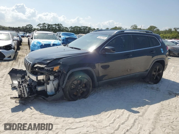 2019 Jeep Cherokee Limited with VIN 1C4PJLDB4KD377418, listed as a Copart auction lot 52537945 with 153,638 mi miles and Non Repairable. Bid and sale history available at DreamBid. Image 1.