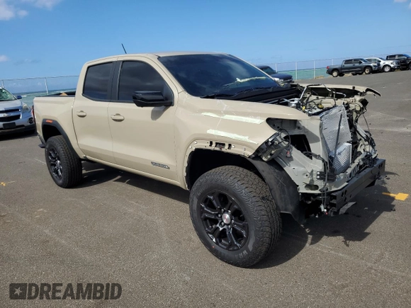 2023 GMC Canyon 2WD Elevation with VIN 1GTP5BEK0P1123596, listed as a Copart auction lot 61940244 with 8,269 mi miles and Salvage Title. Bid and sale history available at carsss.com. Image 4.