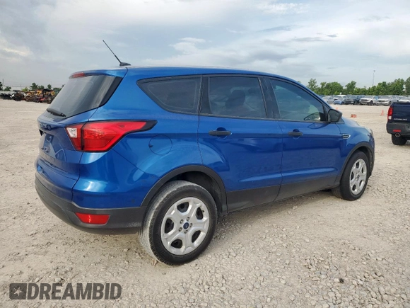 2019 Ford Escape S with VIN 1FMCU0F78KUB00277, listed as a Copart auction lot 62519375 with Not provided miles and Salvage title. Bid and sale history available at DreamBid. Image 3.