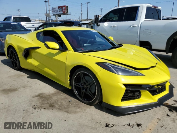 2024 Chevrolet Corvette 2LT with VIN 1G1YB2D48R5108980, listed as a Copart auction lot 62026825 with 19,552 mi miles and Salvage title. Bid and sale history available at DreamBid. Image 4.