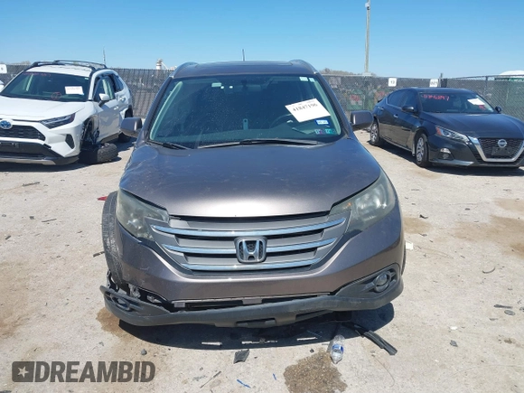 2012 Honda CR-V EX-L with VIN 5J6RM3H72CL032220, listed as a IAAI auction lot 41847196 with 124,876 mi miles. Bid and sale history available at carsss.com. Image 12.