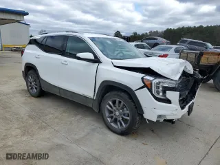 2024 GMC Terrain SLT with VIN 3GKALVEG6RL153145, listed as a Copart auction lot 47928545 with 35,015 mi miles and Salvage Title. Bid and sale history available at carsss.com. Image 4.