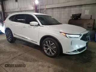 2023 Acura MDX w/Technology Package with VIN 5J8YE1H44PL021624, listed as a Copart auction lot 88245505 with 30,717 mi miles and Salvage Title. Bid and sale history available at carsss.com. Image 4.