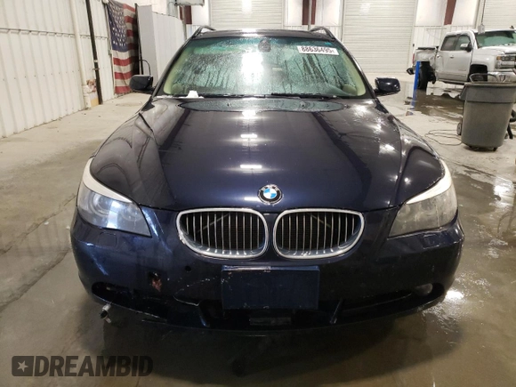 2006 BMW 5 Series 530xi with VIN WBANN73516CN03435, listed as a Copart auction lot 88636495 with 163,780 mi miles and Salvage Title. Bid and sale history available at carsss.com. Image 5.