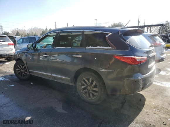 2013 Infiniti JX35 with VIN 5N1AL0MM9DC311032, listed as a Copart auction lot 46132495 with NaN miles and Salvage Title. Bid and sale history available at carsss.com. Image 2.