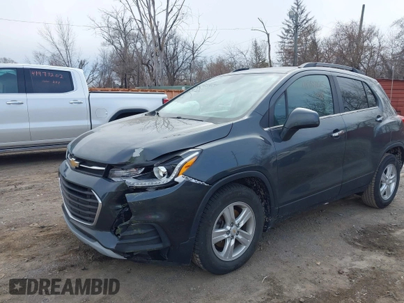 2018 Chevrolet Trax LT with VIN KL7CJLSB0JB722825, listed as a IAAI auction lot 41985225 with 58,021 mi miles and . Bid and sale history available at carsss.com. Image 2.